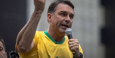 Desgaste entre o candidato e empresários se aprofundou com a divulgação de áudios de Flávio para Vorcaro, mas posição nas pesquisas incentiva reaproximação Foto: Taba Benedicto/Estadão / Estadão