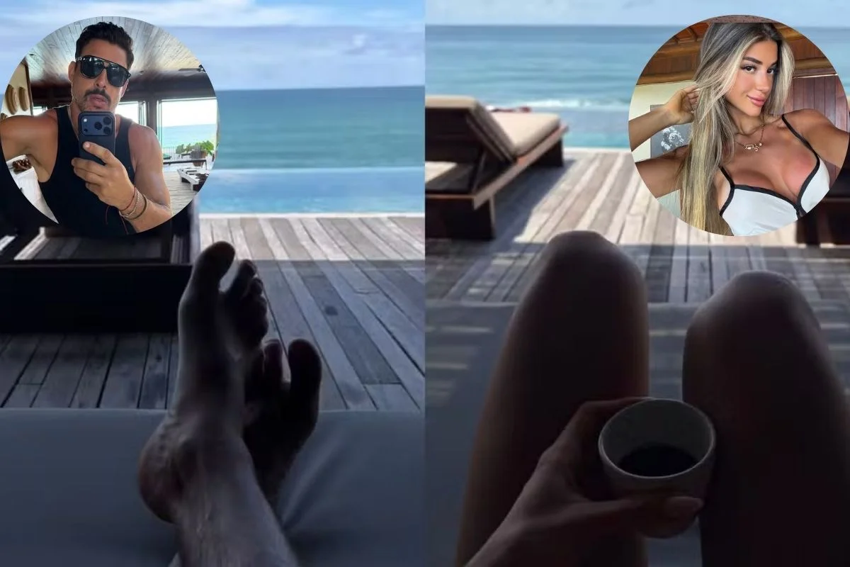 Cauã Reymond e Pietra Cupello na Bahia