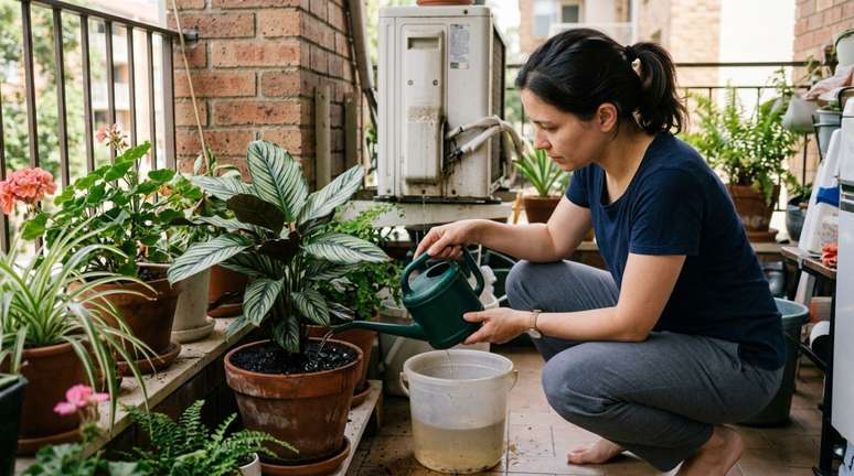 Especialistas em ar condicionado concordam: "A água que cai do aparelho nem sempre deve ser jogada fora."