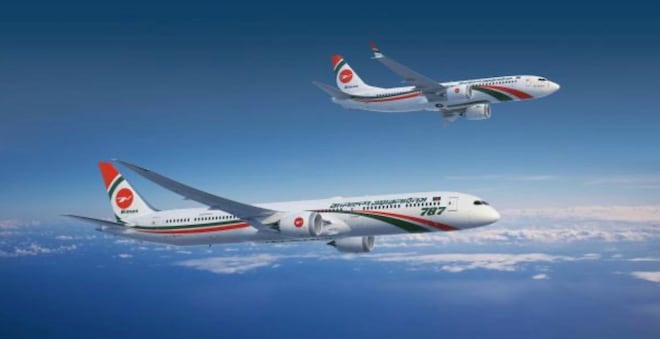 Biman Bangladesh encomenda cinco aeronaves Boeing 787-10 e seis aeronaves 737 MAX-8