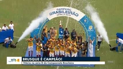 Brusque é campeão da série D do campeonato Brasileiro