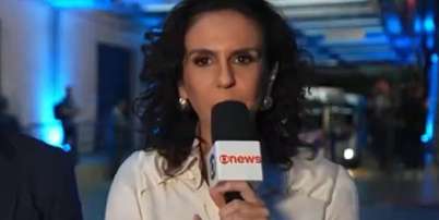 Malu Gaspar diz que Fl&aacute;vio Bolsonaro exigiu aus&ecirc;ncia de Renan do Santos em debate Foto: Reprodu&ccedil;&atilde;o/GloboNews
