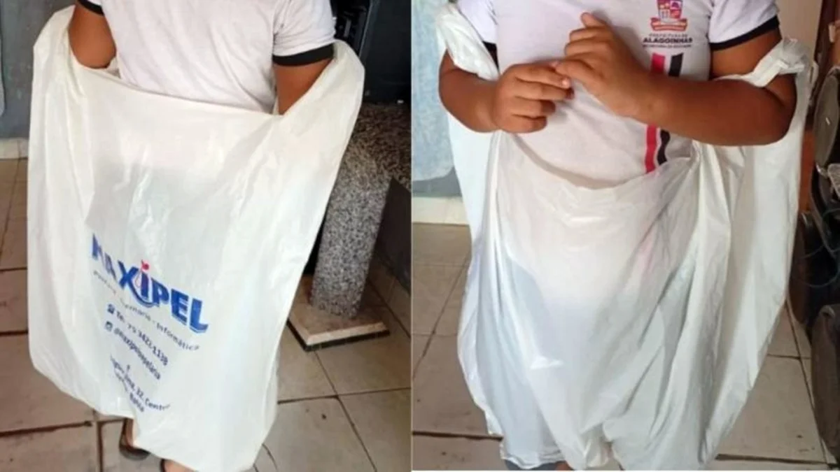 Autista faz cocô em fralda e escola o manda para casa em saco plástico