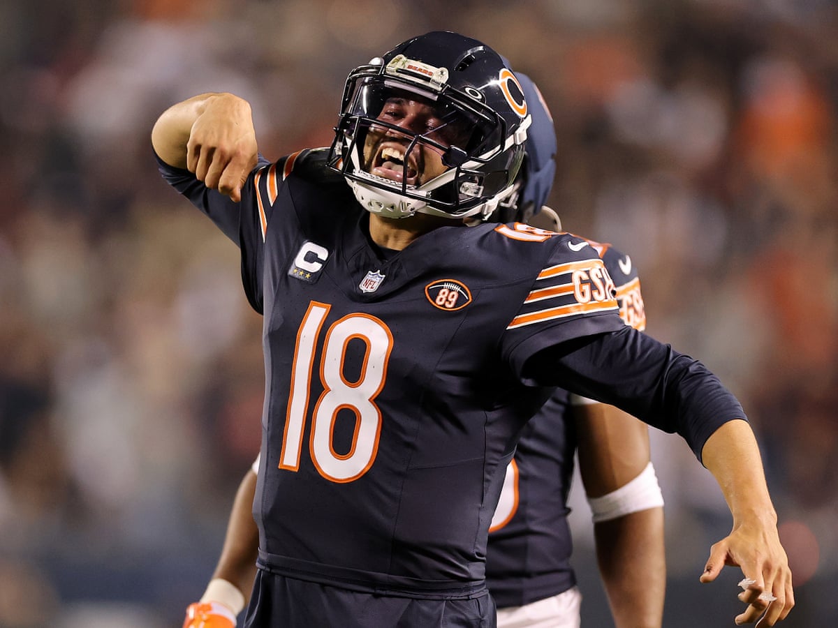 Caleb Williams supera Drake Maye, amigo e rival, enquanto Bears derrotam Patriots