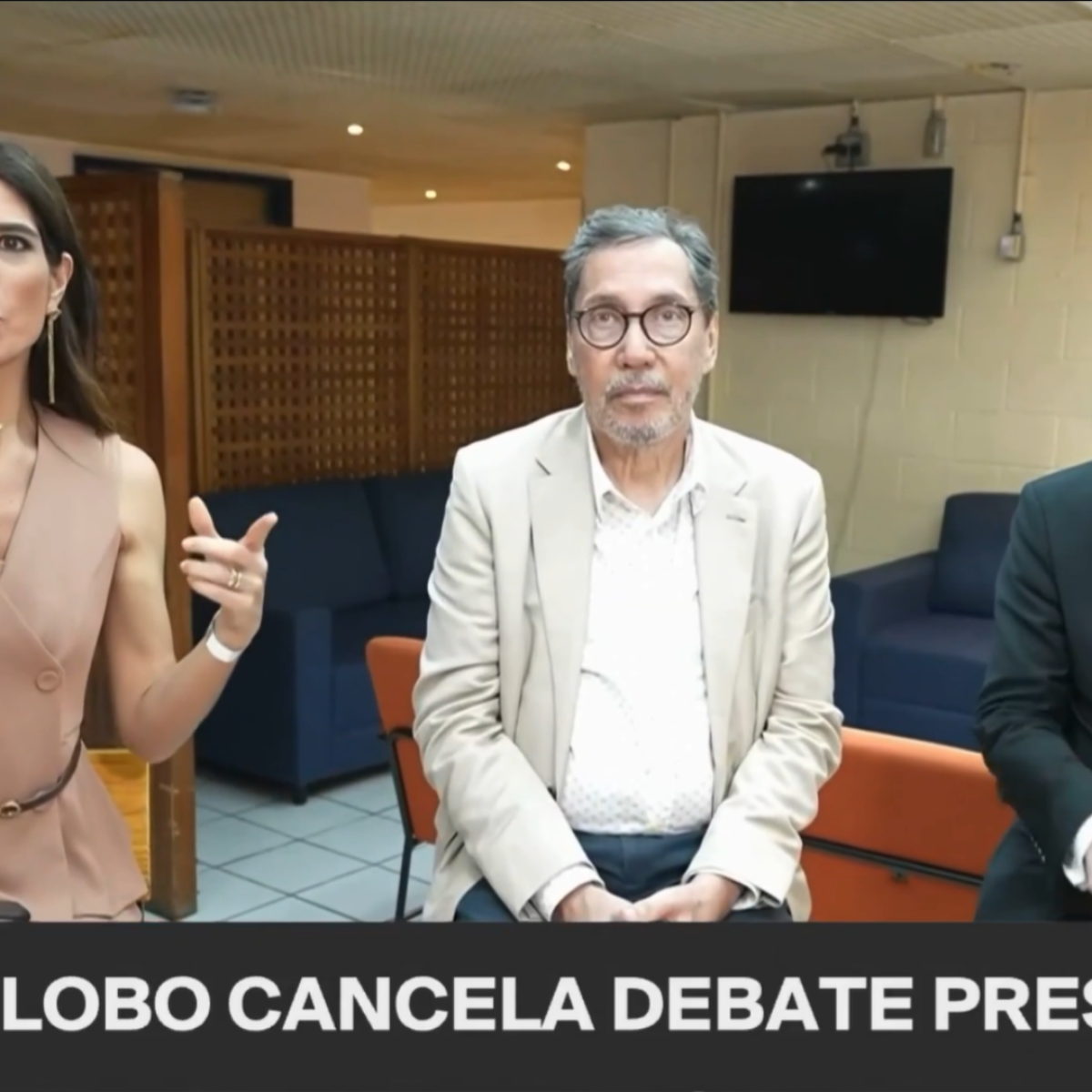 Câmera de Sadi tomba ao vivo na GloboNews em meio a caos de cancelamento do debate