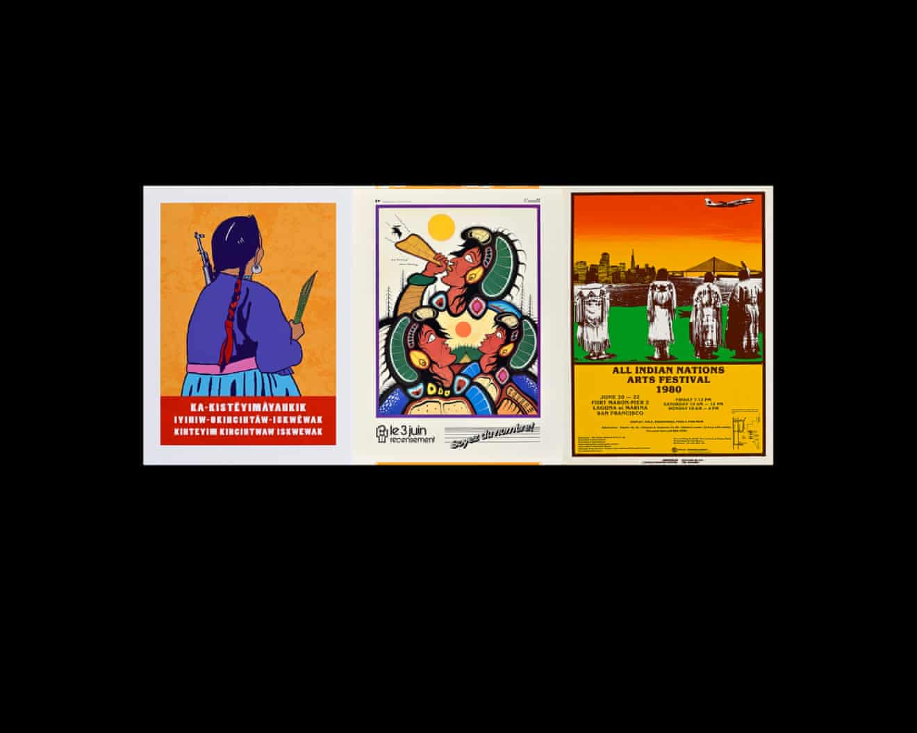 'Façam nossas vozes serem ouvidas': a esplendor da arte de pôster nativo-americana e indígena – em imagens