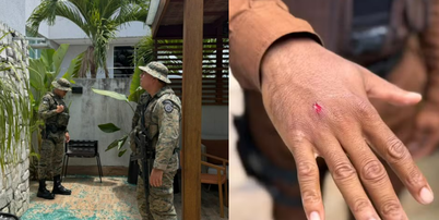 Macaco-prego invade casas na Bahia, ingere &aacute;lcool e deixa feridos antes de ser capturado pela Pol&iacute;cia Foto: Divulga&ccedil;&atilde;o/PMBA/COPPA