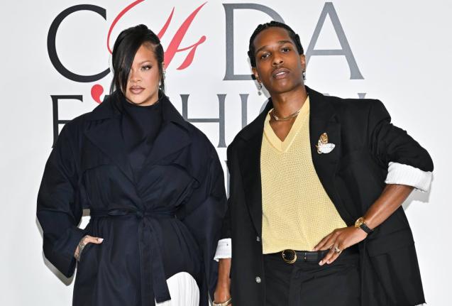 Rihanna (left) and A$AP Rocky.