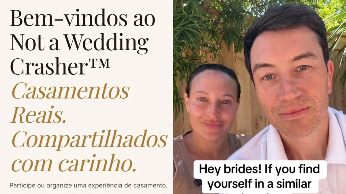Casal cria plataforma de venda ingressos para "casamentos de desconhecidos"