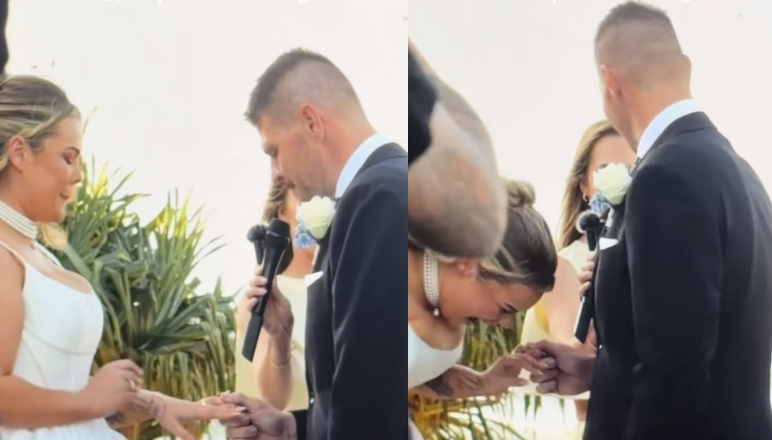 Casamento viraliza após noivo chamar a noiva pelo nome da irmã dela no altar; veja o vídeo