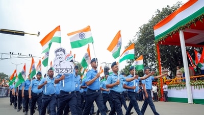 President Murmu, PM Modi laud air warriors' courage, professionalism on 94th Air Force Day (@Bhupendrapbjp X)
