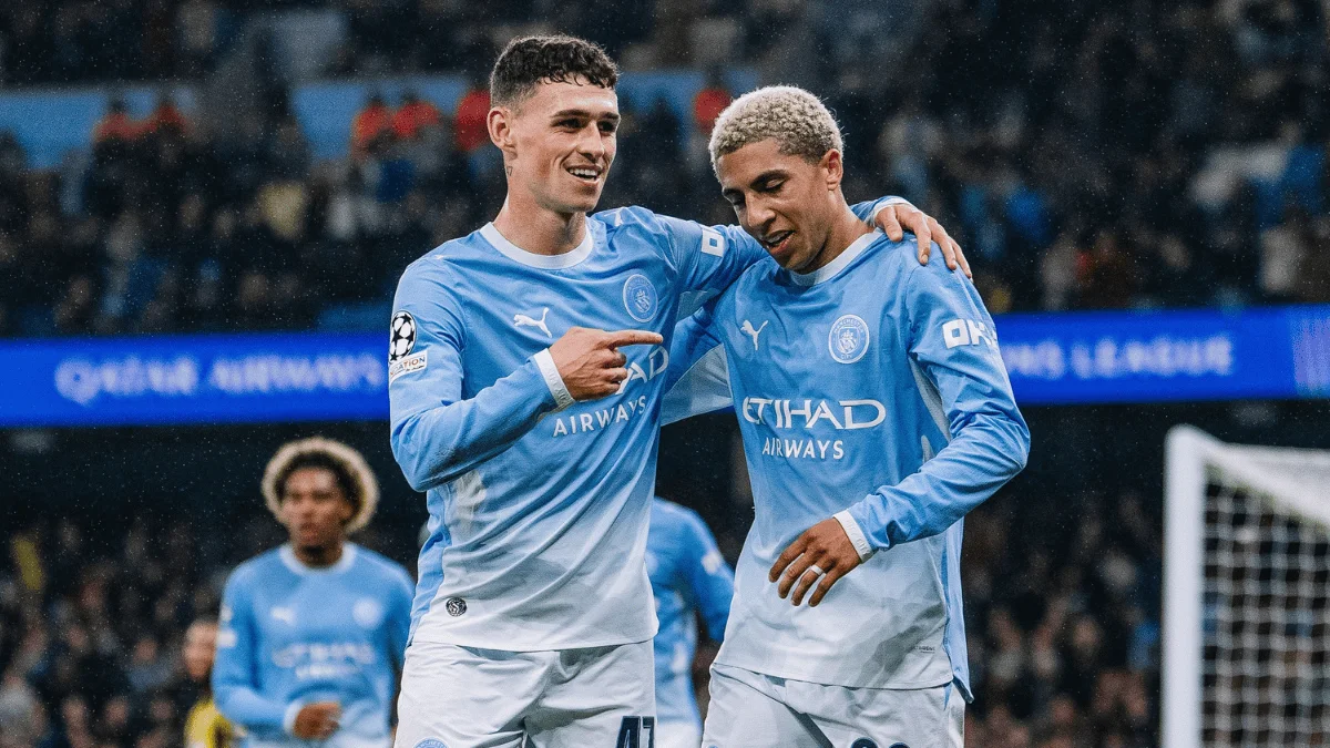 Foden marca três e Manchester City goleia o AEK na Champions League