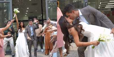 Ex-BBB Arthur Aguiar e Jheny Santucci se casam e celebram com festa intimista Foto: Reprodu&ccedil;&atilde;o/Instagram/@jhenysantucci