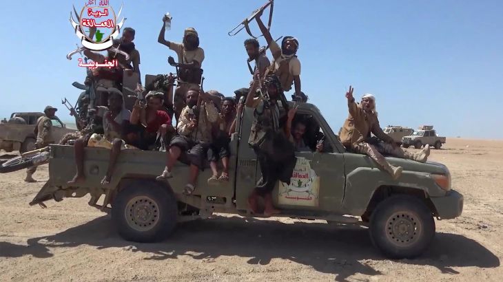 This screen grab taken from video footage released by the pro-Yemeni government Southern Giants Brigades on October 6, 2026 shows fighters celebrating while riding a vehicle. Yemen's Houthis on October 6 denied being pushed back by government forces, who have launched a major operation to recapture lost territory. The Houthi statements come as Yemen's military said it had removed the pro-Iran group from areas around the Bab al-Mandab strait, a Red Sea chokepoint, and the port city of M