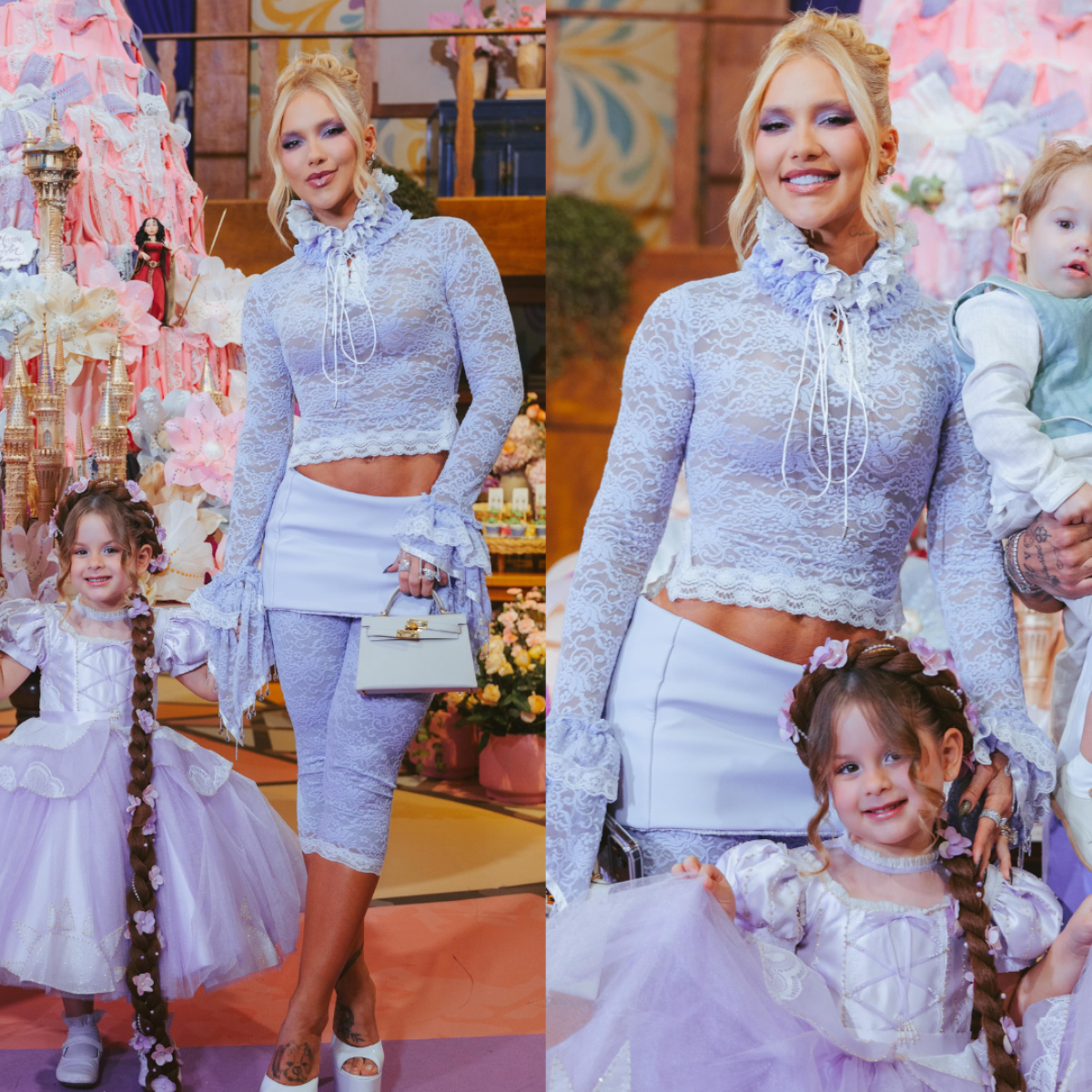 Festa de Maria Flor, filha de Virginia e Zé Felipe, tem 'céu estrelado' com 300 mil luzes e show de Safadão