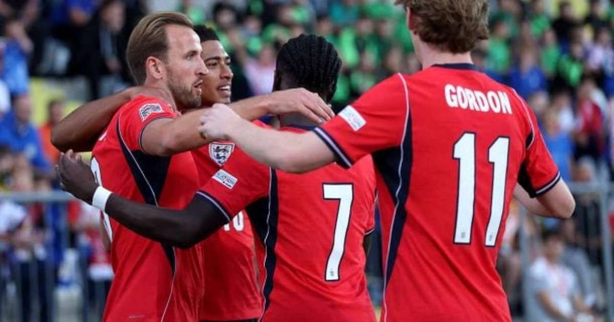 Fora de casa, Inglaterra esmaga a Croácia na Liga das Nações: 7 a 0