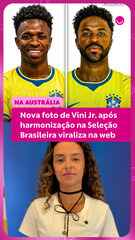 Nova foto de Vini Jr. após harmonização na Seleção Brasileira viraliza na web