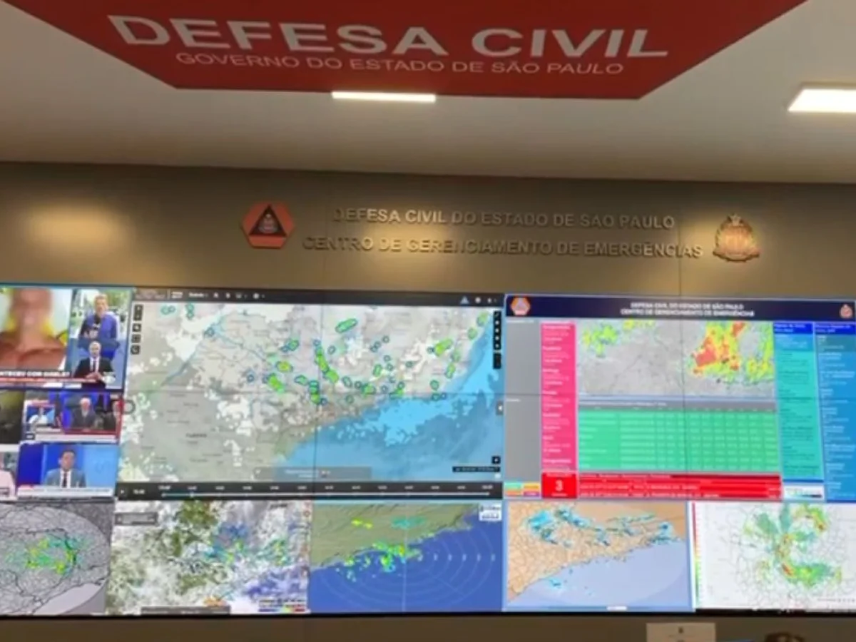 Defesa Civil: chuvas, granizo e deslizamentos podem atingir SP nesta terça