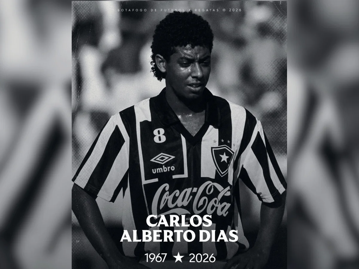 Botafogo lamenta morte de Carlos Alberto Dias, ex-jogador do clube