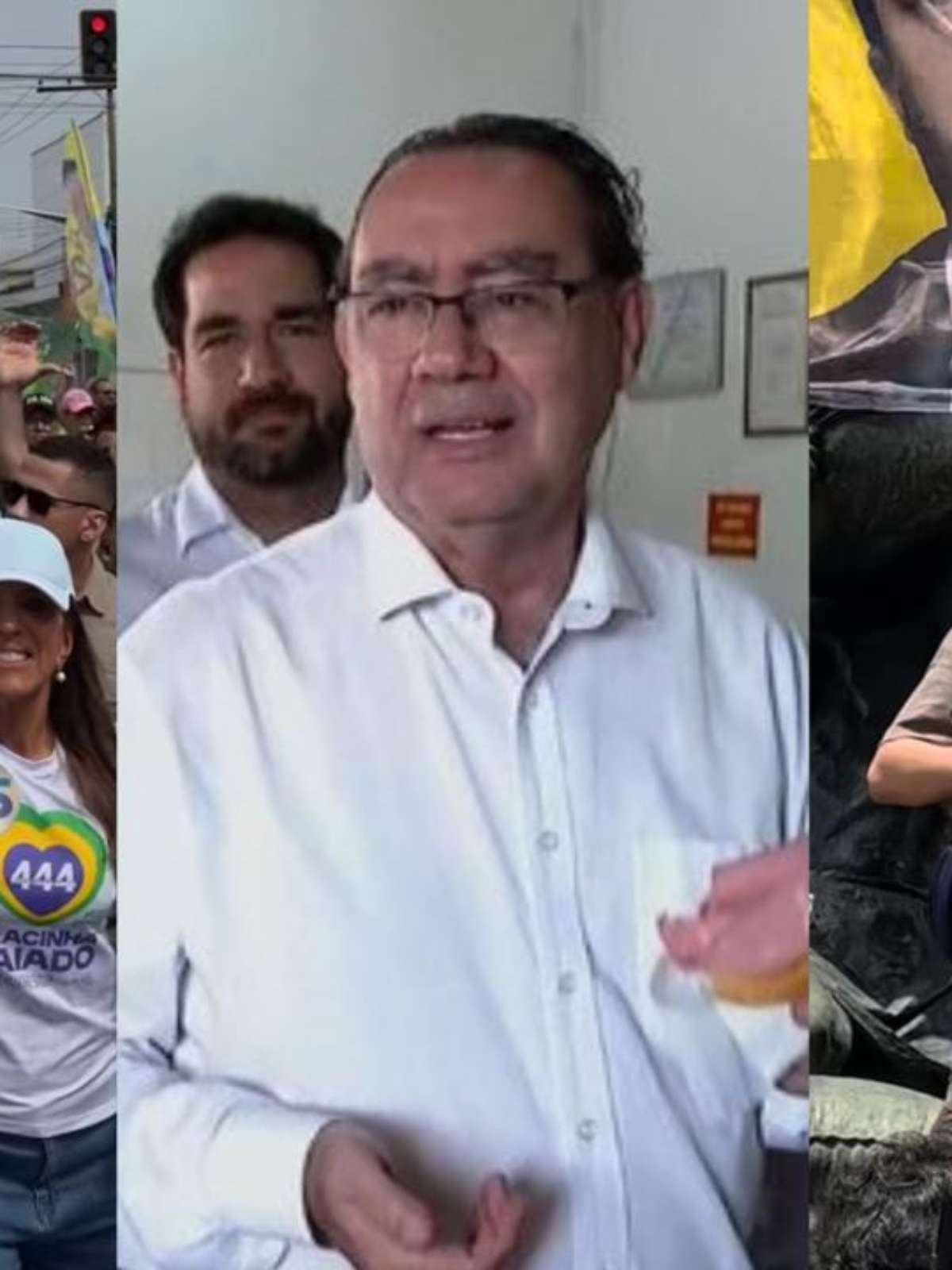 Caiado, Cury e Renan escolhem cidades de origem e reduto eleitoral para último ato de campanha antes do 1º turno