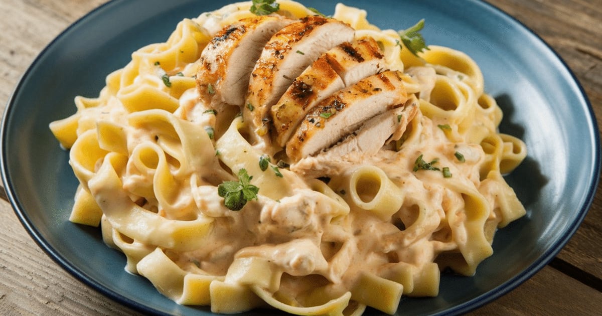Macarrão ao molho branco com filé de frango grelhado: aprenda essa receita para o almoço de domingo
