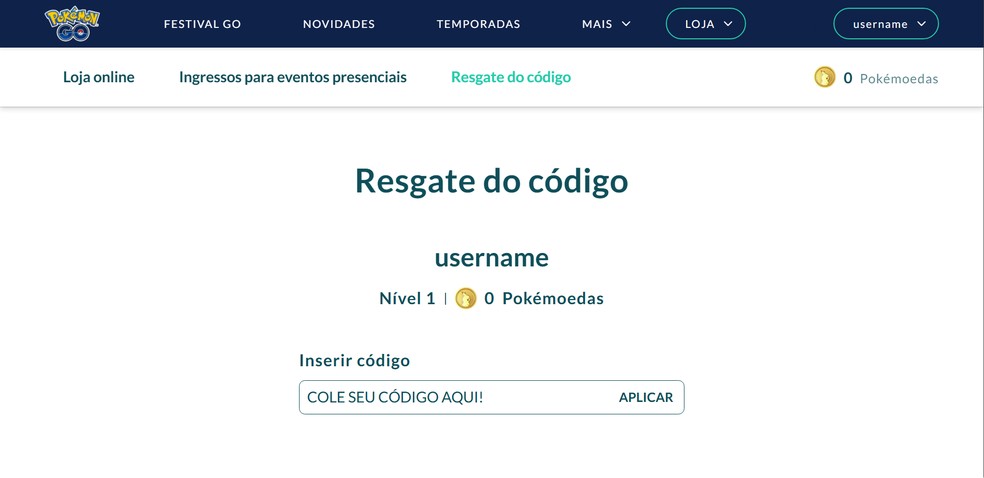 Códigos de Pokémon GO para resgatar em outubro de 2026