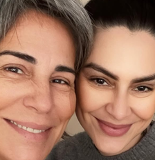 Gloria Pires e Cleo atuaram juntas em Se Eu Fosse Você 3 Foto: Reprodução/Instagram