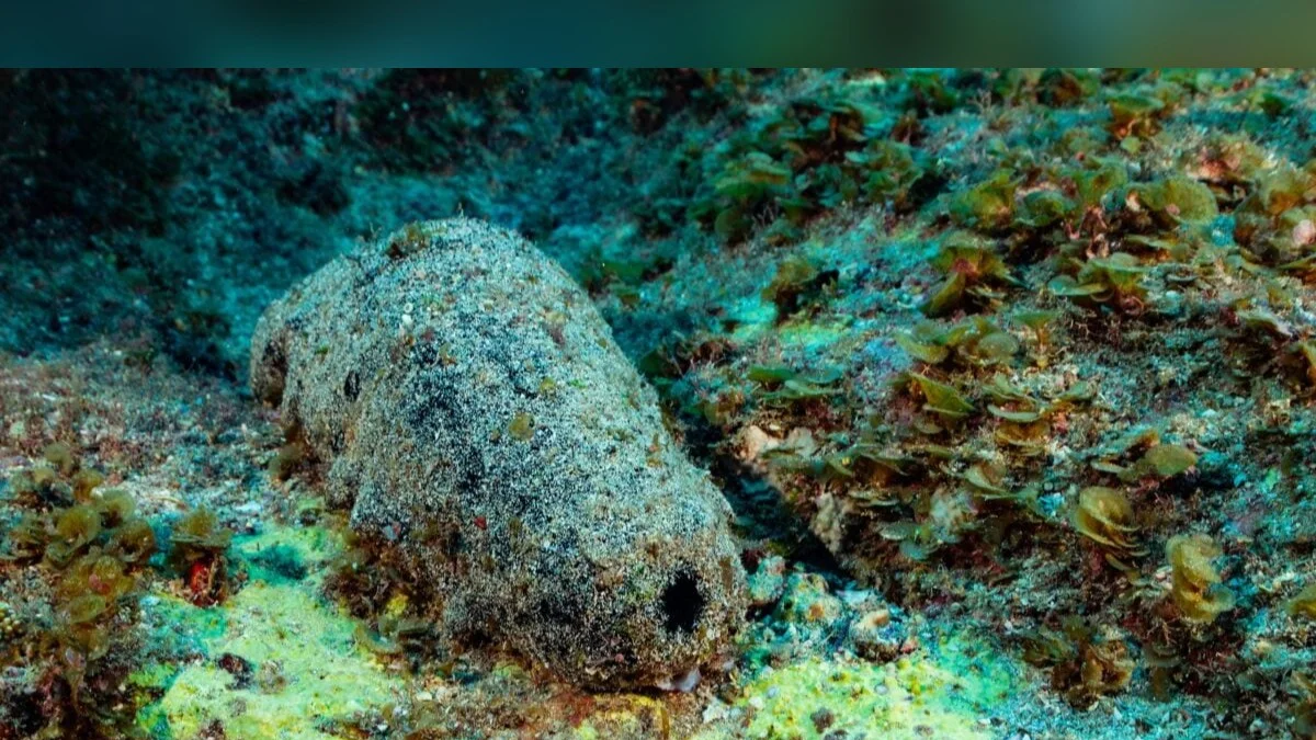 Criatura marinha que parece cocô pode viver mais de 120 anos, afirma estudo