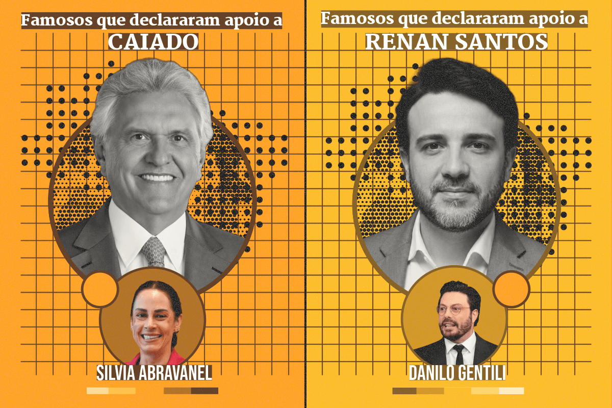 Infográfico: veja famosos que declararam apoio aos candidatos à Presidência