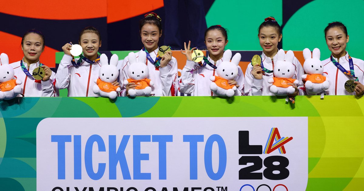 Ginástica artística - China vence os EUA e a equipe feminina americana registra sua primeira derrota mundial desde 2010