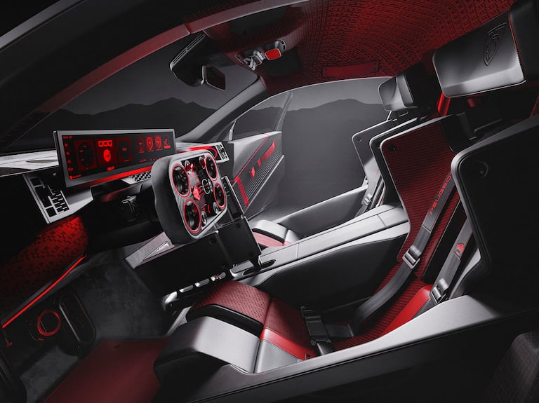 O Peugeot E-T16 Concept é um 'hyperhatch' elétrico com tração de rali da escola tradicional.