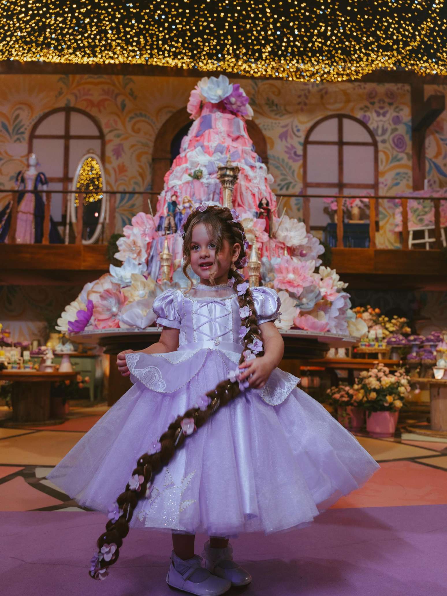 Festa de anivers&aacute;rio de 4 anos de Maria Flor, filha de Virginia Fonseca e Z&eacute; Felipe