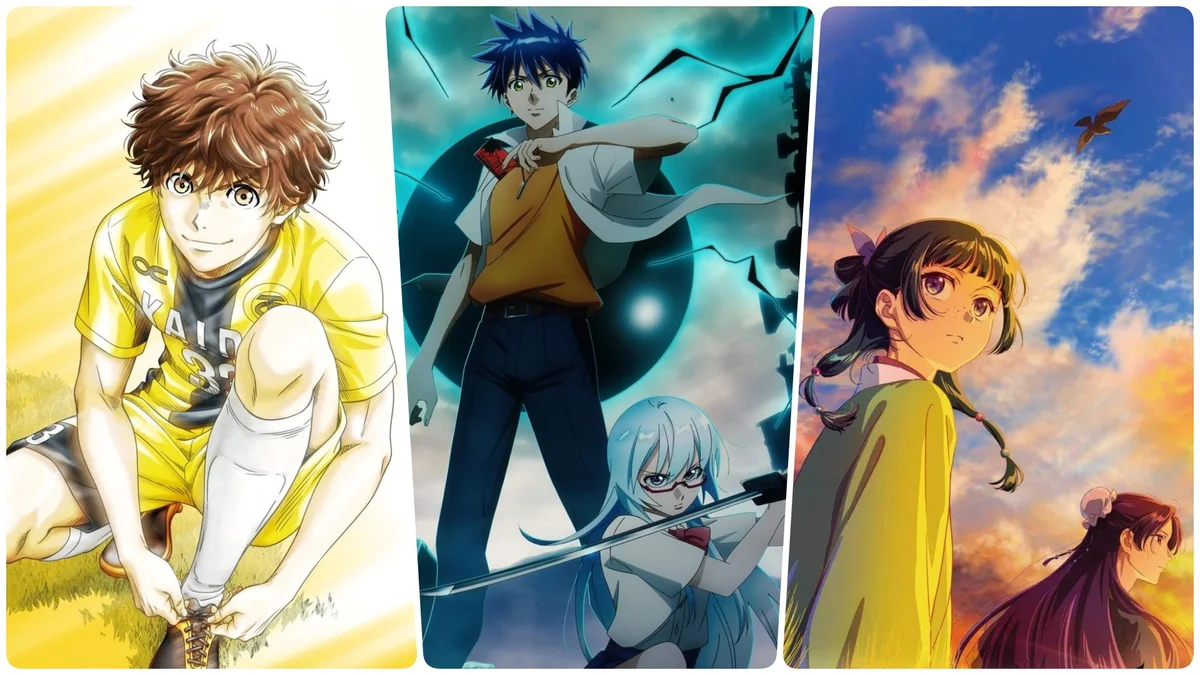 Imagem dos animes que estream em outubro na Crunchyroll