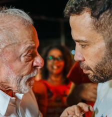 André Janones cria canal de Whatsapp para ajudar Lula na reeleição Foto: Ricardo Stuckert/Divulgação