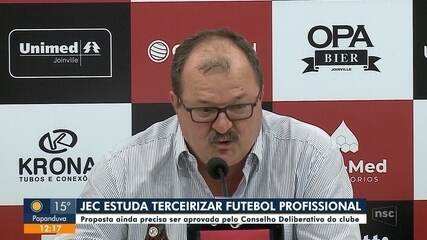 Diretoria do JEC estuda terceirizar futebol profissional
