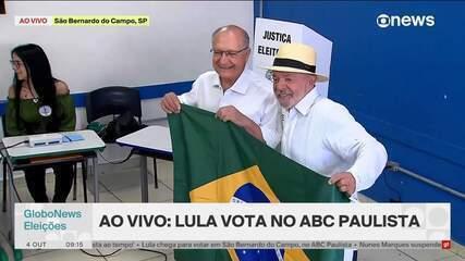 Lula (PT) vota no ABC Paulista