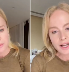 Angélica declarou que irá votar em Lula no segundo turno das eleições em vídeo publicado nas redes sociais Foto: Reprodução/Instagram/@angelicaksy