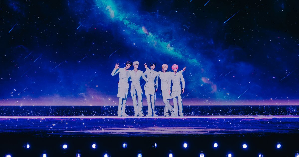 A banda de rapazes K-pop virtual Plave Pepper estreou em concerto em Singapura com muita Singlish