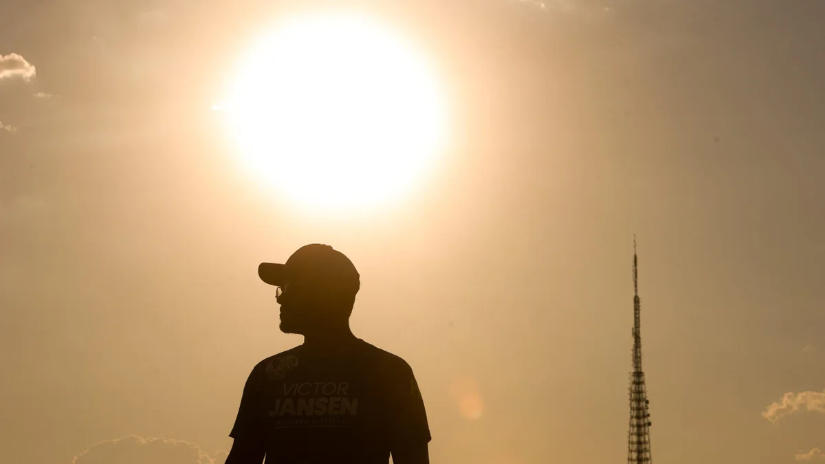 Clima: chuvas retornam ao Sul e calorão atinge até 41°C no Centro-Oeste