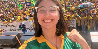 Maria Eduarda Campopiano Monteiro foi a candidata a deputada estadual mais votada em SP Foto: Reprodução/Instagram