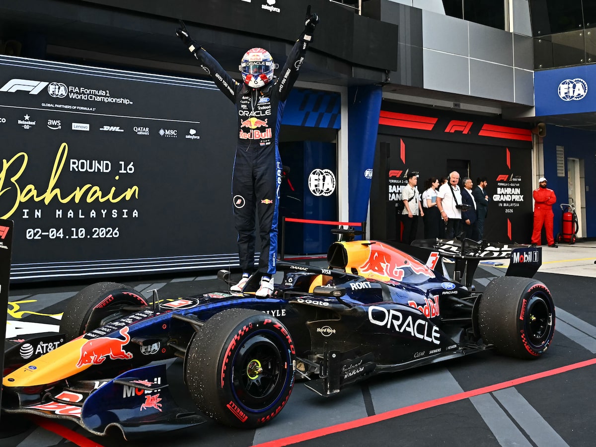 F1: Verstappen vence GP do Bahrein e conquista primeira vitória na temporada; Bortoleto é 18º