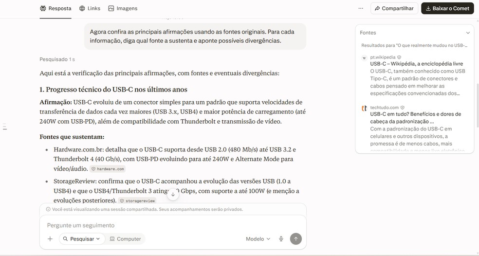Perplexity + ChatGPT: como usar as duas IAs juntas para pesquisar melhor