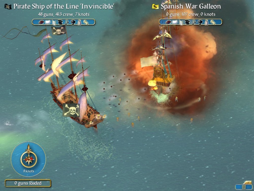 Parta em busca de vingança em Sid Meier's Pirates! — Foto: Reprodução/Steam