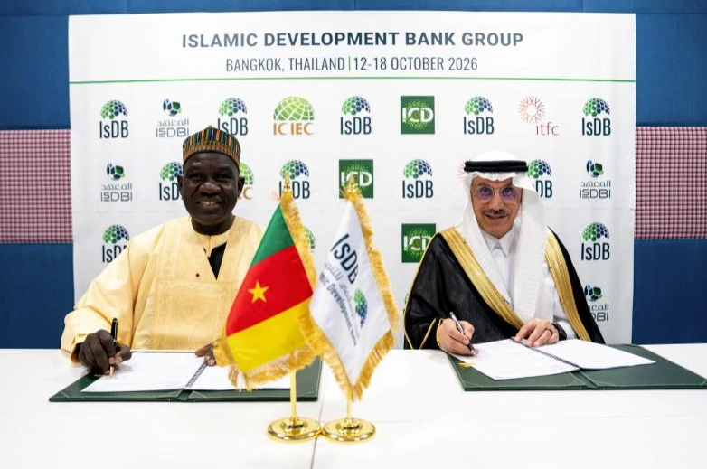 O IsDB assina acordo de R$ 238 milhões para estrada da Camarões, discute apoio à Síria e a Moçambique