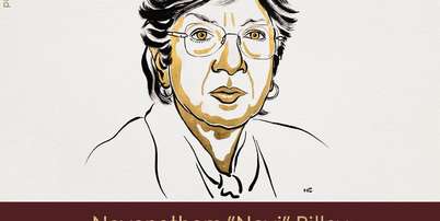 A jurista sul-africana Navanethem “Navi” Pillay foi a ganhadora do Prêmio Nobel da Paz de 2026. Foto: Reprodução/X via @NobelPrize / Estadão