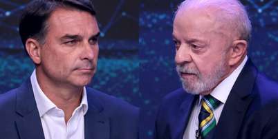 Fl&aacute;vio Bolsonaro (PL) e Lula (PT) disputam a elei&ccedil;&atilde;o presidencial Foto: Werther Santana/Estad&atilde;o / Estad&atilde;o