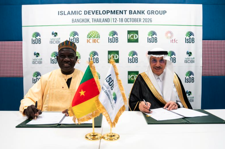 O IsDB assina acordo de R$ 238 milhões para estrada da Camarões, discute apoio à Síria e a Moçambique